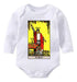 Razzolo Premium Quality Long Sleeve Baby Bodysuit - Tarot Card Design 0