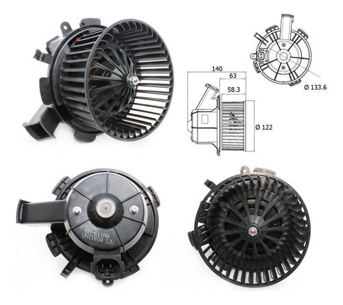 Motor De Calefaccion 12v Renault Logan 0