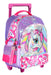 Footy 18-Inch Backpack with Cart, LED Lights, and Sequins 5