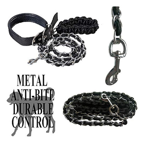 Generic Metal Dog Leash with Pet Collar 6