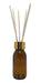 Distriplast Pack X5 Amber Glass Diffuser Bottles 60ml with Reeds 1