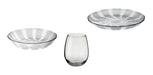 Galaxia Gourmet Dish Set: 6 Flat Plates, 6 Deep Plates, 6 Gourmet Bowls 0