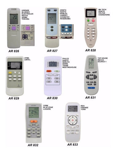 CONTROLES Remote Control for Noblex NBXin32H17NI 32H17N Air Conditioner 3