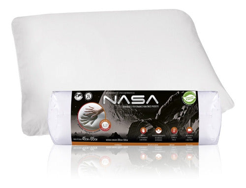 Almohar Smart Memory Foam Pillow 65x45x10 Compact Pack X 2 0