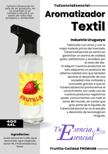 Aromatizador Perfumador Textil De Frutilla 2