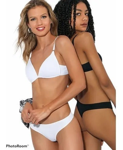 Pack of Two Soft Triangle Lingerie Sets with Microfiber A522 2