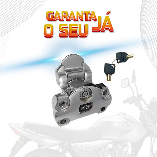 Trava Antifurto Moto Cadeado Do Miolo Ignição Honda Titan 0