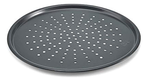 Chicago Metallic Perforated Non-Stick Pizza Pan 0