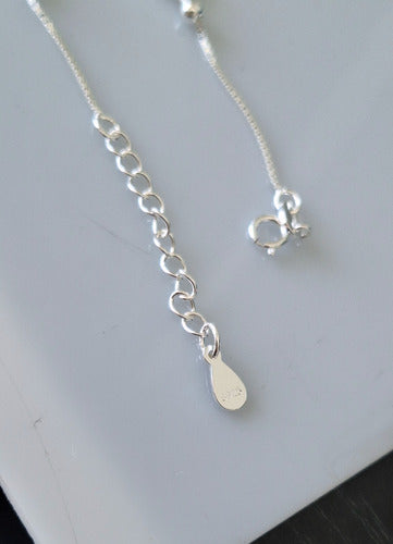 925 Silver Sliding Hearts Bracelet 3
