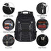 Veckuson 18.4 Inch Extra Large Gaming Laptop Backpack with USB Charging Port 2