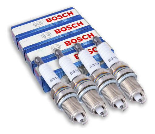 4 Bujias Bosch Vw Gol Power 1.4 8v Apto Gnc 0