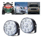 Kit 8 Faros 9 Led Luz Auxiliar Reflector Accesorio 12v 2