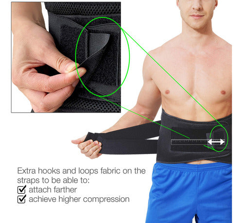 Neotech Care Adjustable Compression Lumbar Support Belt 1