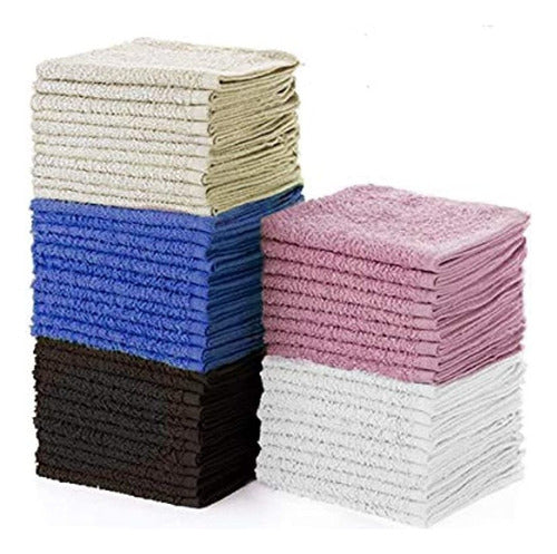 Simpli-Magic 79264 Cotton Towels, Size: 12x12, Multi-Color 0