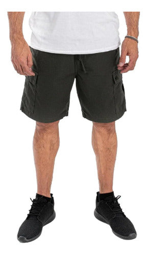 Quiksilver Bermuda Walkshort Cargo Taxer Rip Stop Hombre 0