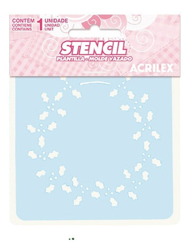 Acrilex Stencil 10 X 10 Cm - Mosca 0