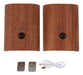 2 Unidades De Sensor De Movimento Night Wooden Usb Night 1