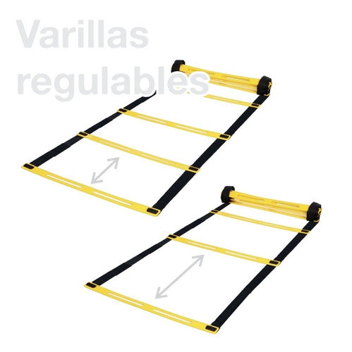 2 Coordination Ladders 10 Adjustable Rigid Straps Speed Jump 1
