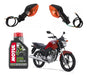 Kit Aceite Motul 5100 + 2 Faros Giro Honda Titan 150 New En 0