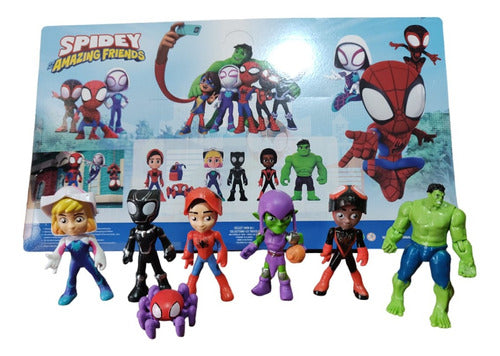 Generic Spiderman And His Amazing Friends Blister X6 Spidey 1