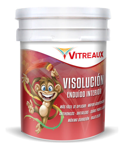 Pintura Solucion Enduido Interior Vitreaux Blanco 20 L 0