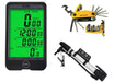 Cycling Speedometer + Bike Pump + Bike Tools Combo 0