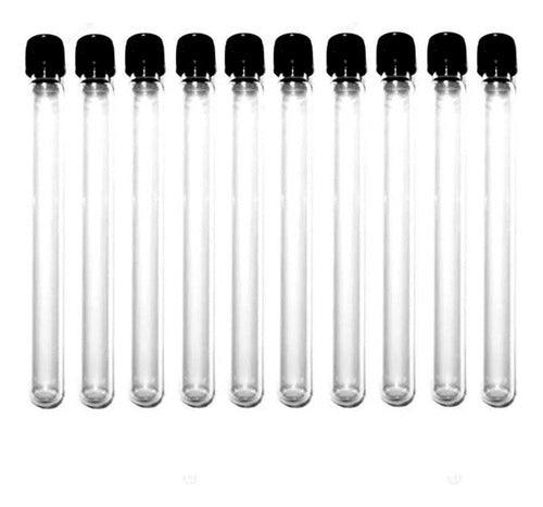 Everglass Bakelite Glass Tubes with Screw Cap 16x150mm (22ml) X 10pcs 0