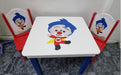 Personalized Wooden Children's Table and Chairs with Character Designs 40