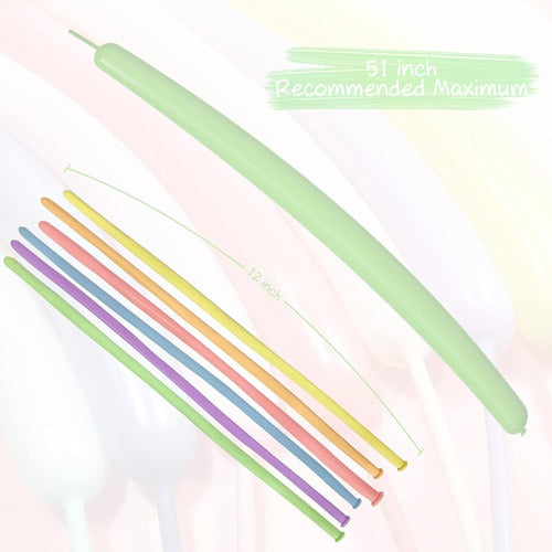 Teletiendauy Rainbow Pastel 106 Balloon Garland 7