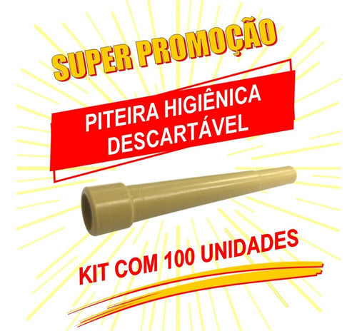 Kit 100 Piteira Higienica P/ Narguile Descartável Colorida 1