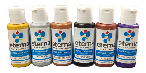 Eterna 6 Metalized Acrylics 50 Cc 0