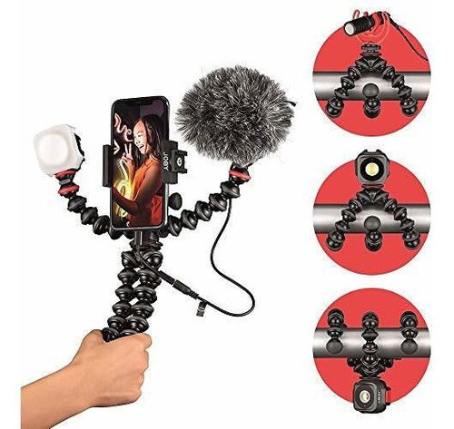 Kit De Vlogging Movil Joby Gorillapod (equipo De Telefono 2