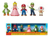 JAKKS PACIFIC Super Mario Set Pack Figures X5 Collectible Original 6cm 0