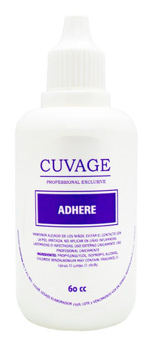 Cuvage Adhere Limpia Uñas Esculpidas Gel Manicuria 60cc 0