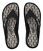 Speed 208 Men's Rubber Flip Flops - Black 1