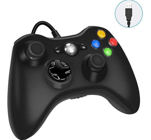 Joystick Controller for Microsoft Xbox 360 with Cable for PC Windows 6