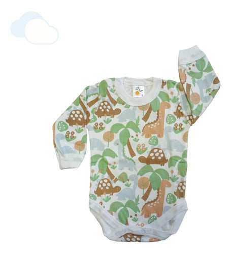 Naranjo Baby Long Sleeve Printed Bodysuit 7