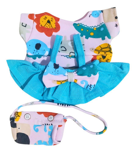 Bengilandia Accesorios Ropa Peluche Lalafanfan Pollera + Remera + Carterita 0