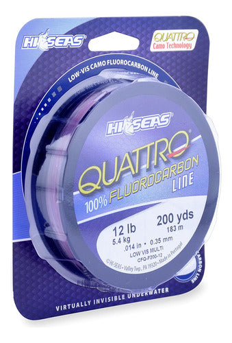 Hi-Seas - Fluorocarbon Fishing Line 8 Lb, 183 M 1