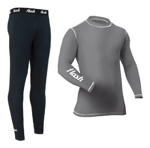 Men's Flash Thermal T-Shirt + Long Thermal Leggings Winter Set 39