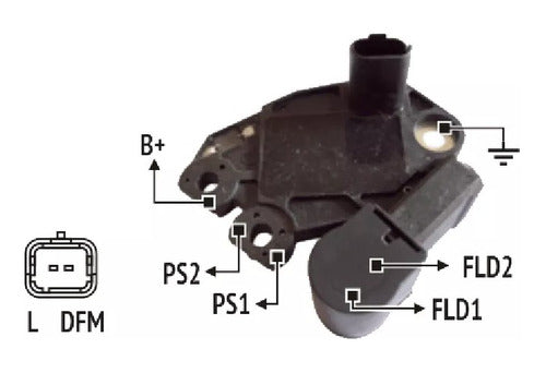 Regulador De Voltaje Alternador T.valeo Rnv 501404 0