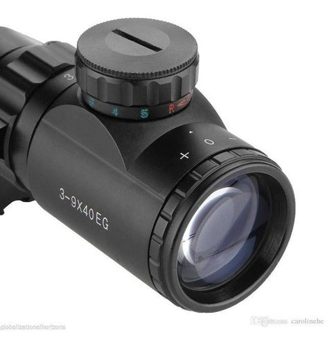 Marcool Optics 3-9x40 Illuminated Reticle Telescopic Sight with Mount 4