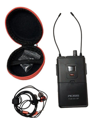 Ross FUM-001BP Bodypack Receiver for Wireless System with In-Ear Monitoring - UHF Variable Frequency 0