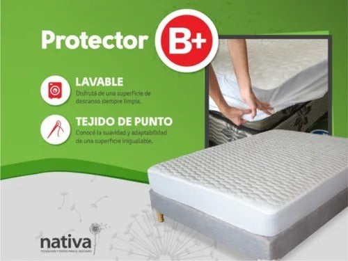 Nativa Cubre Colchón B+ Premium Line - 160x200 - Queen 1