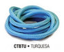 Trefilight Decorative Textile Cable X Meter Turquoise 0