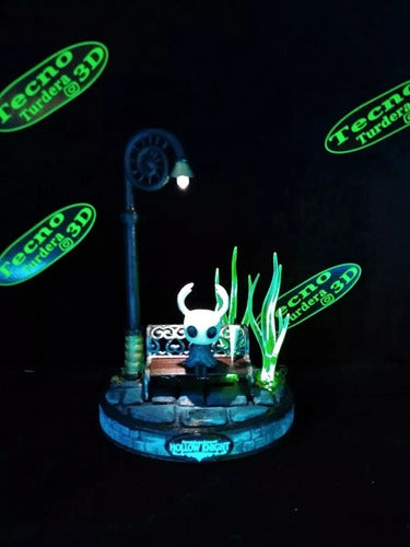 TecnoTurdera3D Diorama Hollow Knight with Lights - 3D Printed Figure 1