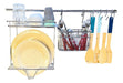 Luperstore Hanging Dish Rack + Cutlery Holder + 60cm Bar and 4 S Hooks 0