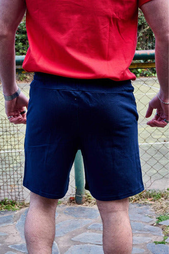 Pack of 2 Men's Rustic Lightweight Premium Print Bermuda Shorts 3