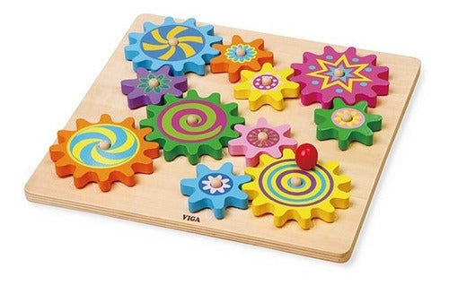 Viga Wooden Gear Puzzle for Kids 1