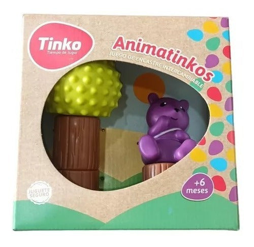 Oso Y Arbol De Encastre Goma Tinko (9813) 0